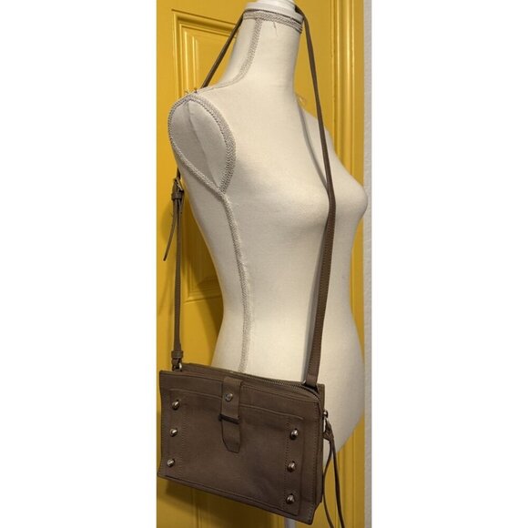 Botkier Warren Woman's Leather Cross Body Brown Color Glam Rock - Picture 1 of 10